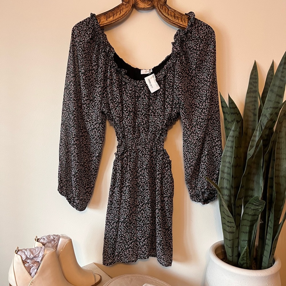 LUSH black & pink ROMPER NWT Size L